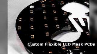 Custom Flexible LED Beauty Mask Circuit Board Solutions