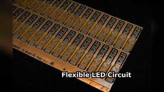 Precision FPC LED Circuit Board Double Sided Gold Plated
