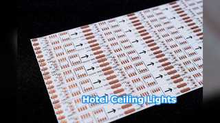 5050RGB LED Strip Light Hotel Ceiling Decoration