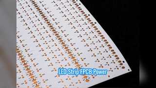 Flexible LED Strip PCB 12V White Film FPCB