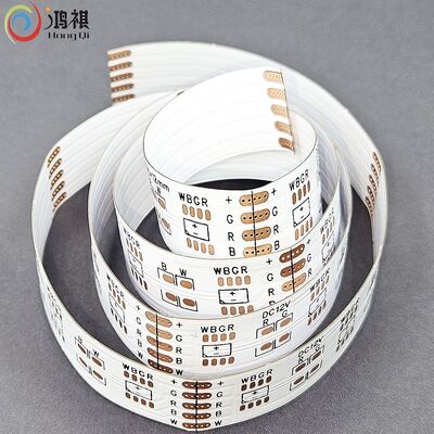 Buy The Ultimate LED Strip Partner: UL Certified FPC, SMT & Full Assembly Services RGBW 4 In 1 COB Chip on FPC Flexible LED Strip Circuit Board Source Customized online manufacture