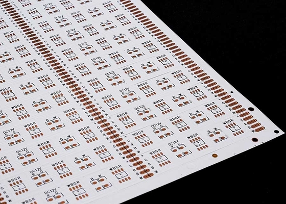Buy 5050 Double Sided LED Strip Flexible Circuit Board Black Character OSP 24V LED Board online manufacture