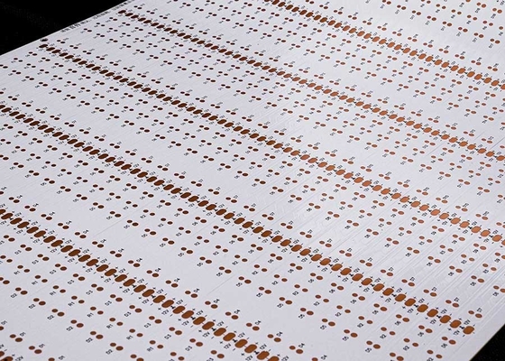 Buy 2835 LED Flexible Electronic Printed Circuit Board With White Film 12V FPCB Board online manufacture