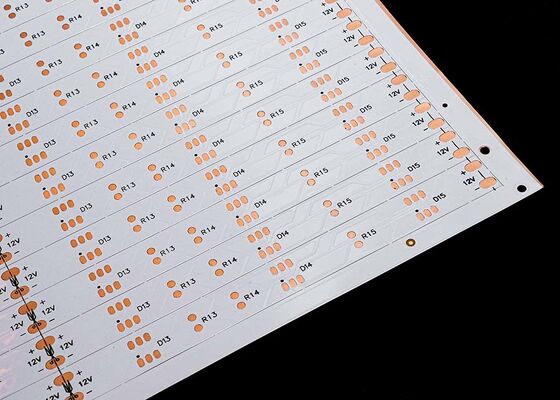 Buy 12V Double-Sided Flexible LED Strip Circuit Board with 15Light Beats for Harsh Environments online manufacture