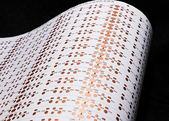 Buy 2835 LED Strip Flexible Circuit Board With Double Sided Board White Film FPCB online manufacture