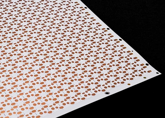 Buy Customized LED Strip Flexible Circuit Board With Double Sided White Film FPCB Board online manufacture