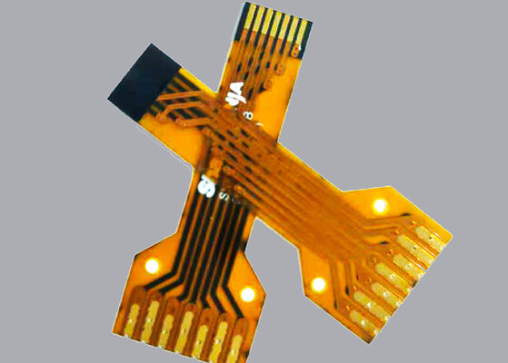 Buy Double Layer FPC Flexible Circuit Board with 0.13mm Thickness for Customizable Robot Electronic Connections online manufacture