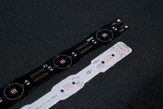Buy Double Layer LED Light Strip FPC Flexible PCB with Fire Protection Level V0 and Customizable Design online manufacture