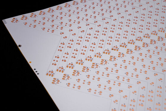 Buy Double Layer Flexible PCB with Fire Protection Level V0 and 0.25mm Thickness for LED Lighting online manufacture