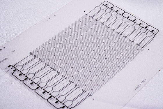 Buy Transparent PET LED Flexible Display Screen FPC Double Layer Circuit Board with Fire Protection Level V0 and Bend-Resistant Design online manufacture