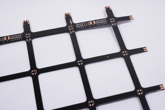Buy Custom Electronic Printed Circuit Board Gold Plated Black Film Double Sided FPC online manufacture