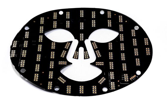 Buy Customizable Double Layer LED Beauty Mask PCB Board with Fire Protection Level V0 for Optimal Skin Care online manufacture