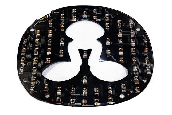 Buy Customizable Double Layer LED Beauty Mask PCB Board with Fire Protection Level V0 for Skin Rejuvenation online manufacture