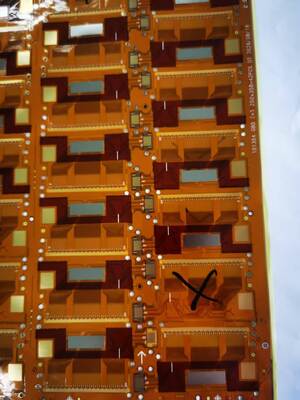 Buy Double Layer Flexible PCB with Polyimide Resin and 0.25mm Thickness for Medical Equipment online manufacture