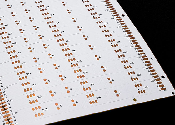 12V Double Sided Flexible PCB Board For LED With Black Character OSP Antioxidant