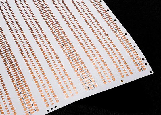 Flexible LED FPC Double Sided Circuit Board 2835 with 60LED Light Beats and White Film Suitable for Electronic Instruments