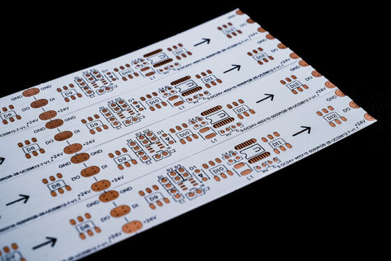 Double Layer Flexible PCB for LED Strips with Double-Sided Film Coating and OSP Antioxidant