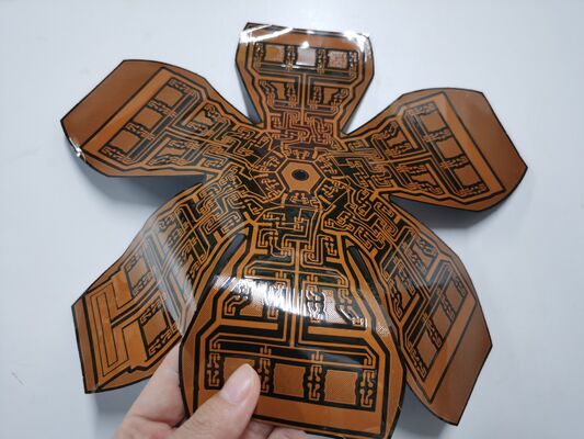 Double Layer Board Fire Protection Level V0 Customizable Design Flexible Printed Circuit Board for Beauty and Medical Equipment