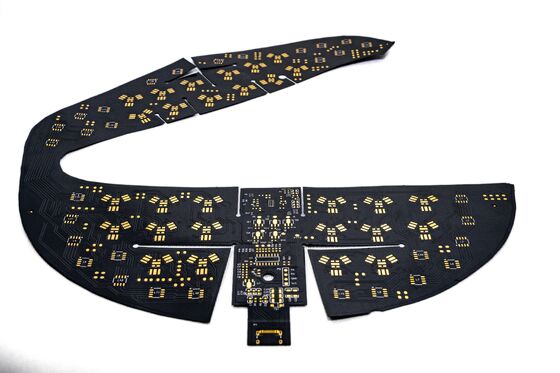 Medical Equipment FPC Flexible Printed Circuit with Customizable Thickness, Solder Mask Colors, and Double-Sided Design