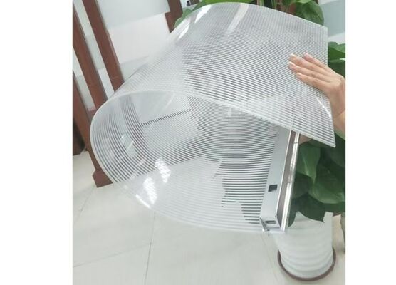 Customizable LED Flexible Transparent Display with 1600+ Nits Brightness, IP65 Waterproof and Double Layer Circuit Board for Outdoor Advertising