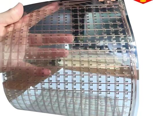 Transparent Flexible LED Screen with Double Layer Circuit Board and Fire Protection Level V0 for Easy Installation