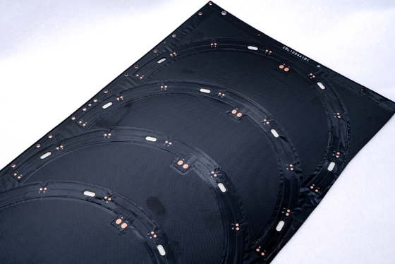 High Quality Bendable FPC Flexible Printed Circuit Boards Manufactured with Polyimide Base Material：curved plate