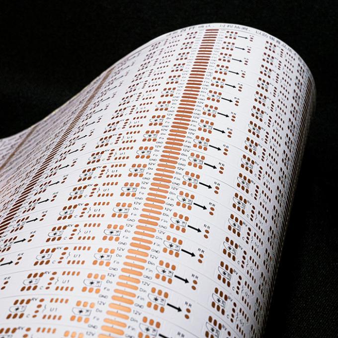 Double-Sided Flexible LED Circuit Board with Fire Protection Level V0 ...